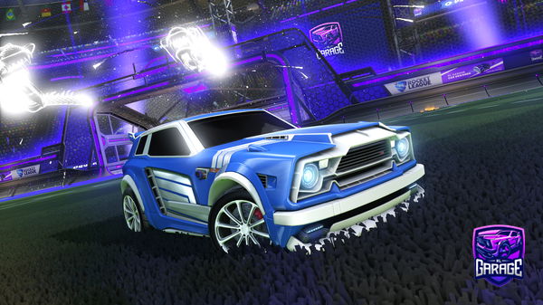 A Rocket League car design from Waffled