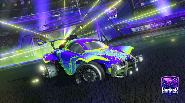 A Rocket League car design from Water