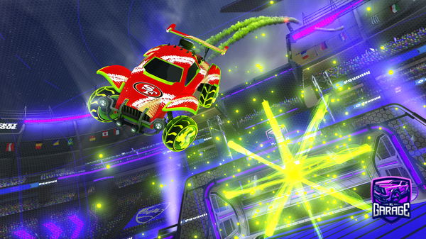 A Rocket League car design from Lehhboss