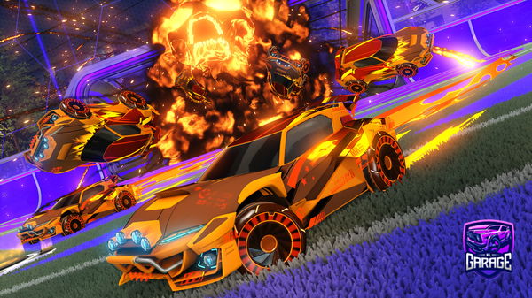 A Rocket League car design from BANANA165