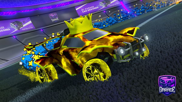 A Rocket League car design from LGZ8