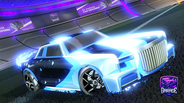 A Rocket League car design from Retraktable