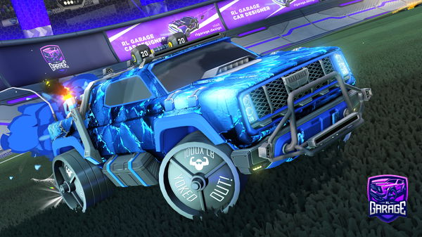 A Rocket League car design from TollBoi