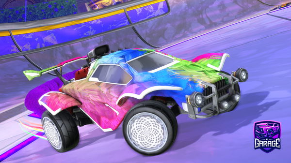 A Rocket League car design from tpf_kewin