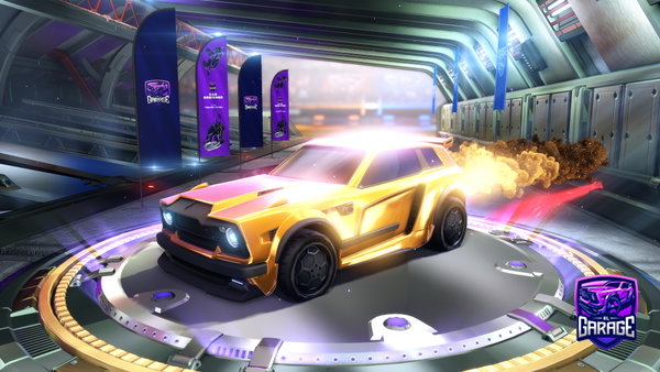 A Rocket League car design from hs7non7