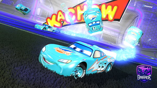 A Rocket League car design from soapysma