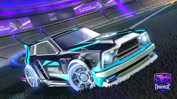A Rocket League car design from Moon_skg