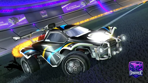 A Rocket League car design from besede
