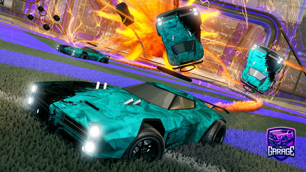 A Rocket League car design from JuKj12