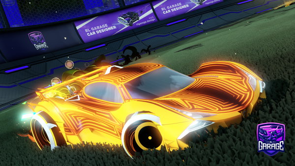 A Rocket League car design from Rawnny