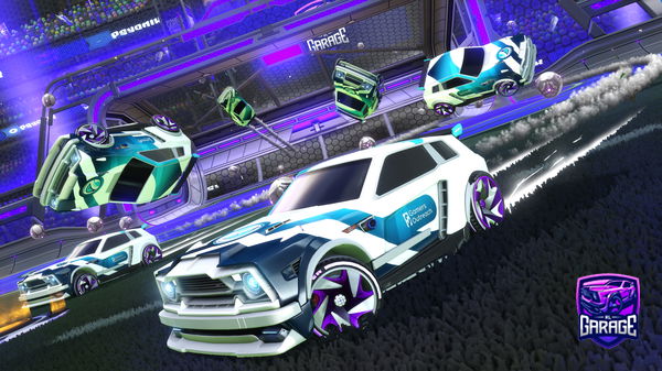 A Rocket League car design from RudeNiels