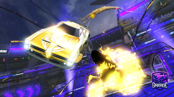 A Rocket League car design from lightshadowww