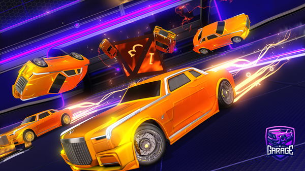 A Rocket League car design from Grxzzyttv