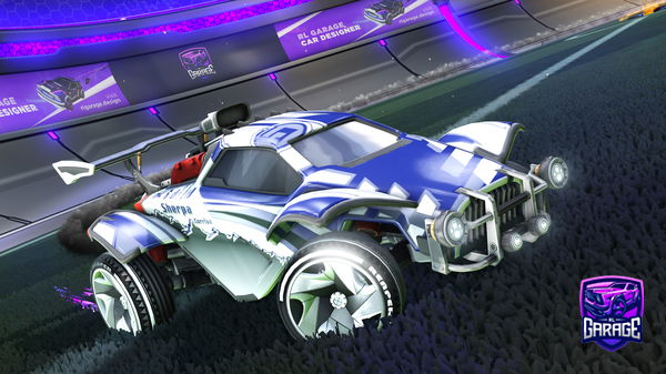 A Rocket League car design from VaveAtomic