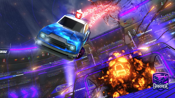 A Rocket League car design from Cocobeans514
