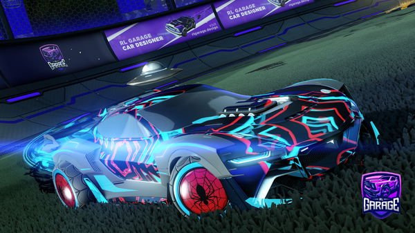 A Rocket League car design from -V3N0M-