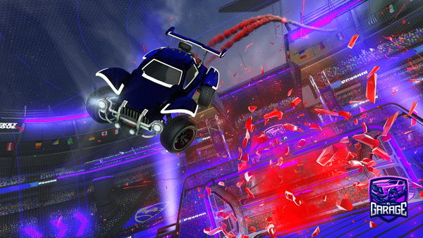 A Rocket League car design from Nyxn6