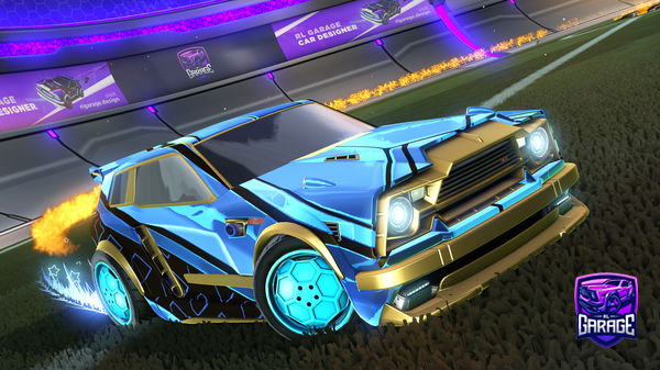 A Rocket League car design from Craig999