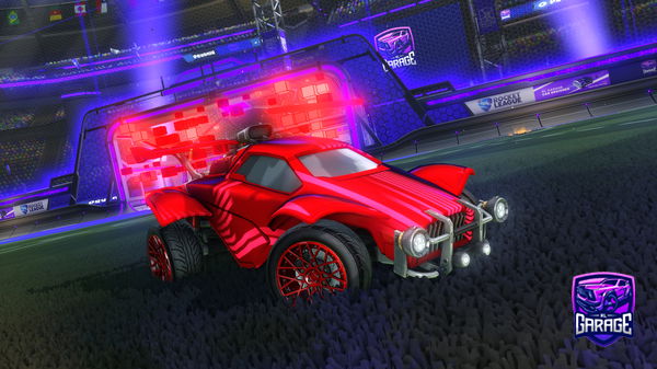 A Rocket League car design from LLyusic