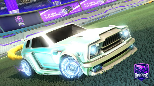 A Rocket League car design from Fennec224
