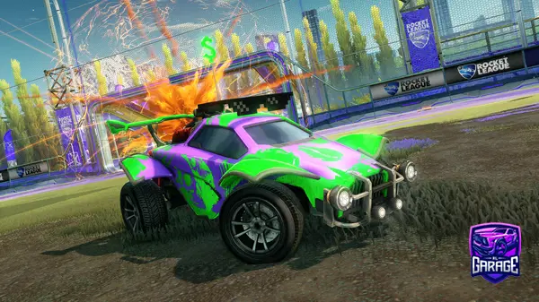 A Rocket League car design from NaxotiOnYT