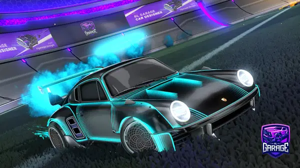 A Rocket League car design from Hypergraff