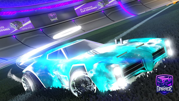 A Rocket League car design from Frostnite_Joel