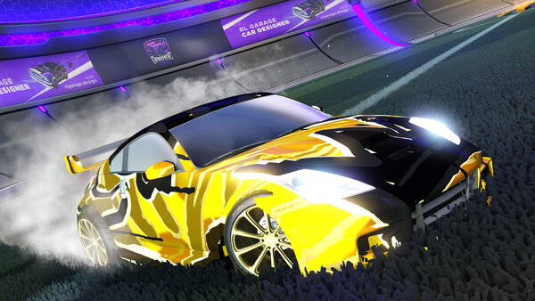 A Rocket League car design from G0DSP33D