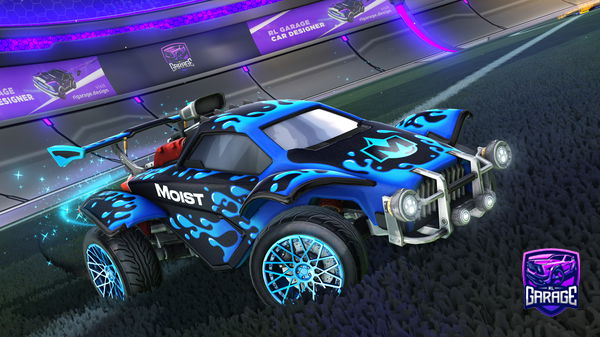 A Rocket League car design from thisismiek