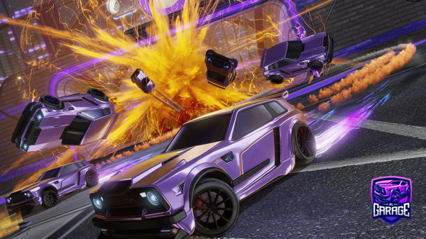 A Rocket League car design from Mrcarr2007