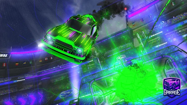 A Rocket League car design from Makrillen