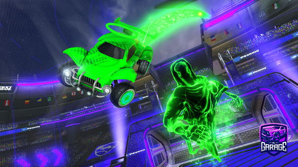 A Rocket League car design from CreawayzYT