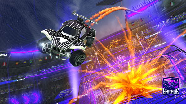 A Rocket League car design from NPR17