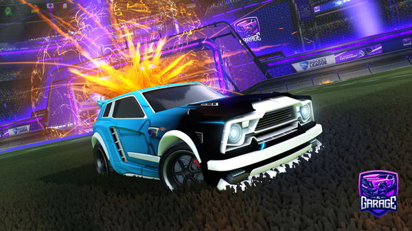 A Rocket League car design from Pekari