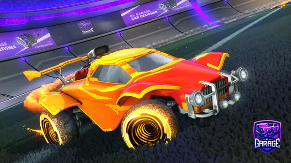 A Rocket League car design from Millapede