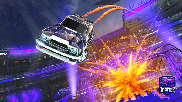 A Rocket League car design from Sekaiii_