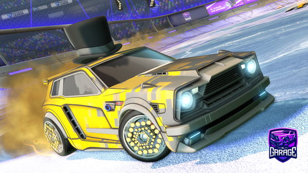 A Rocket League car design from Rbeas09