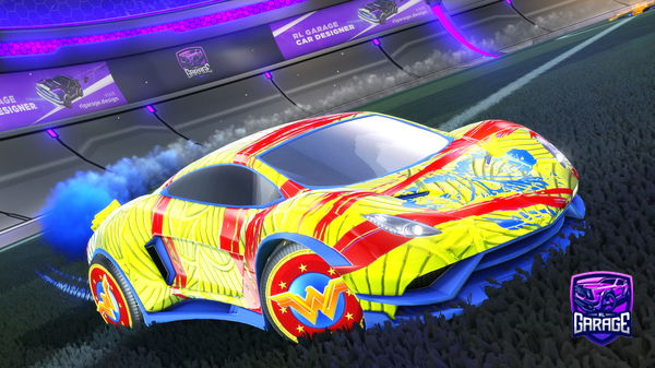 A Rocket League car design from NVGGET