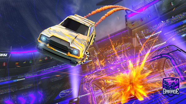 A Rocket League car design from oatinator