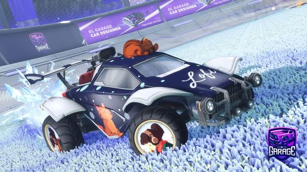 A Rocket League car design from reflexist