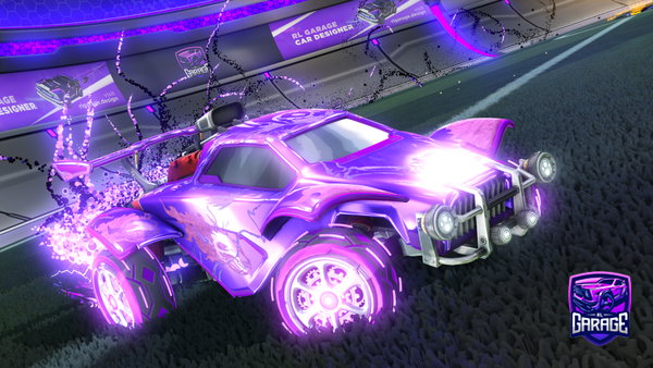 A Rocket League car design from pixellight
