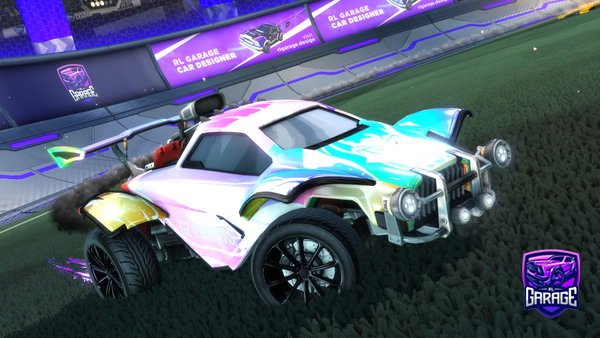 A Rocket League car design from x8r