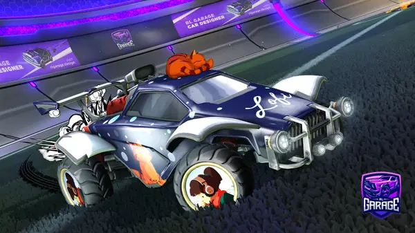 A Rocket League car design from stinkstakstunk