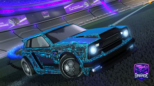 A Rocket League car design from tikoo