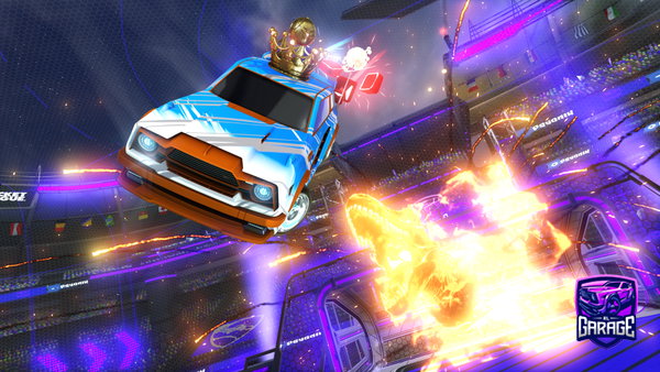 A Rocket League car design from Santucho3506