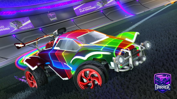 A Rocket League car design from AshyNaruto