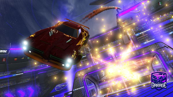 A Rocket League car design from OrangeValf