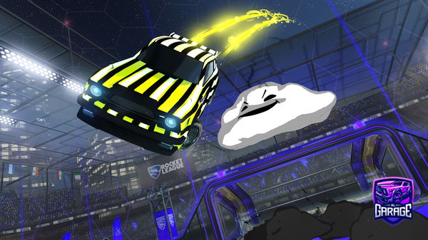 A Rocket League car design from AshotlWotl