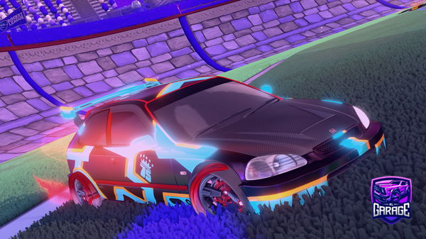 A Rocket League car design from ALxLXD01