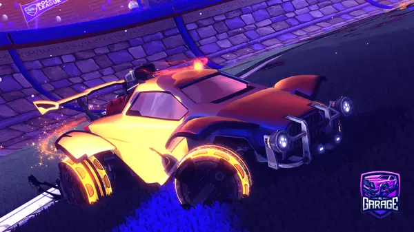 A Rocket League car design from -Goose-